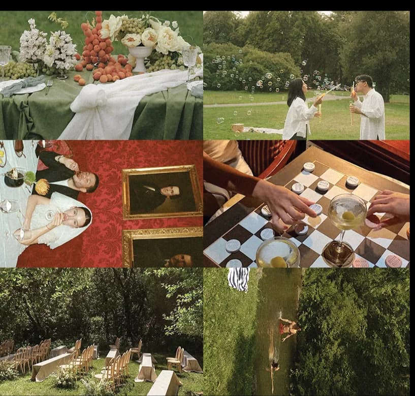Bespoke wedding concept board by iyal concepts