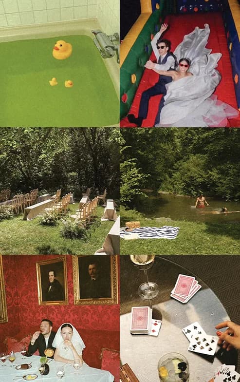 Bespoke wedding concept board by iyal concepts