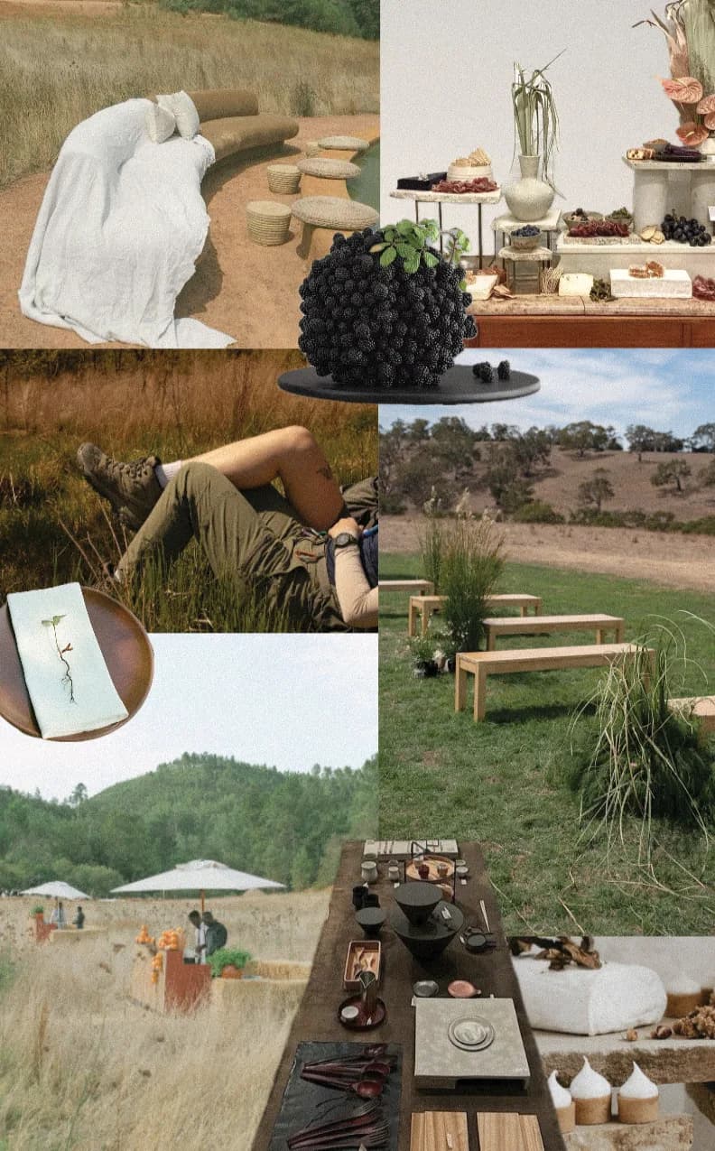 Design artboard — finding the narrative thread