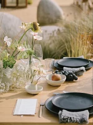 Wedding detail — table setting or stationery close-up