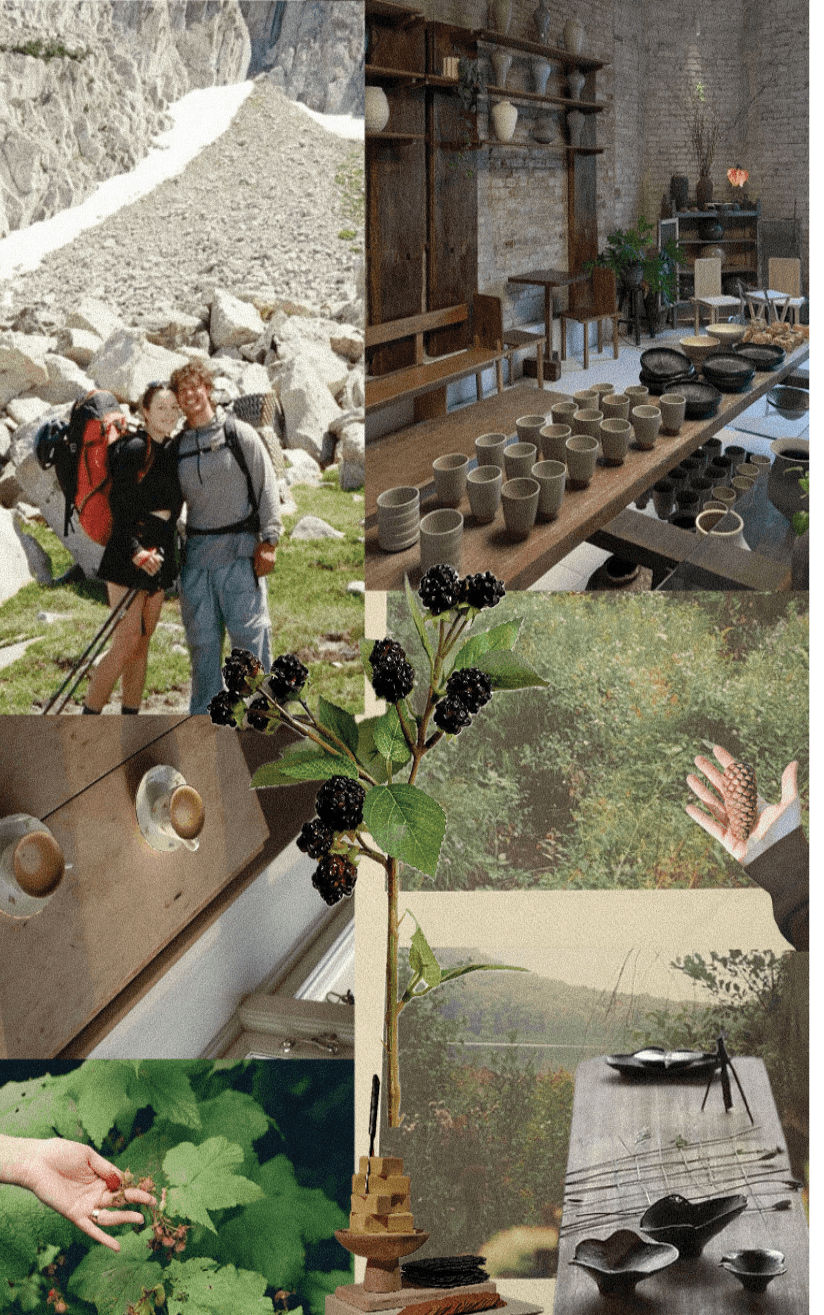 Narrative Spine service — wedding design concept artboard