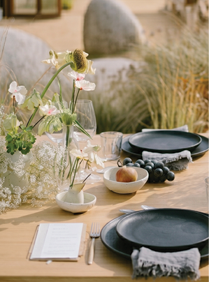 Wedding detail — table setting or stationery close-up